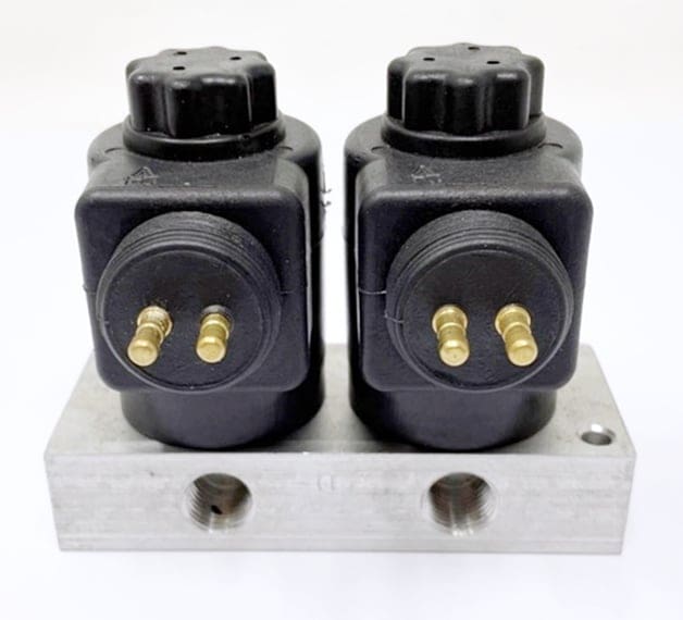 24V електромагнитен вентил 2 пътен пневматичен 1/4" BSP (NC)