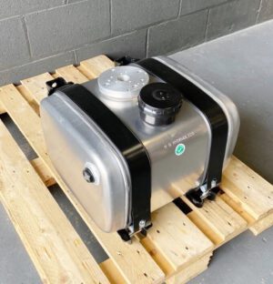 45 Litre Oil Tank Side Mounted Twin Line Aluminium