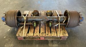 ROR Trailer Axle Short Beam Twin Wheel Type