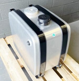 Hydraulic Oil Tank 120 Litre Side Mounted Aluminium Twin Line